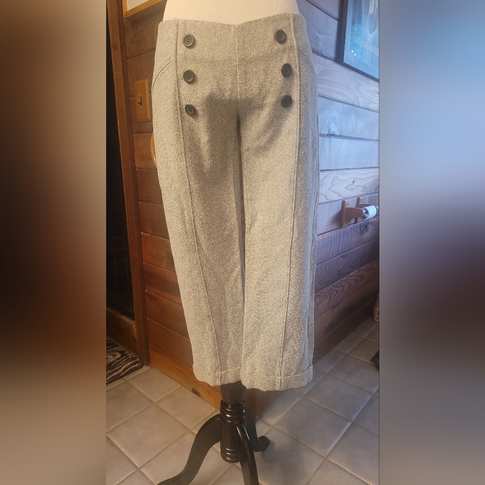 BCBG cropped tweed trousers